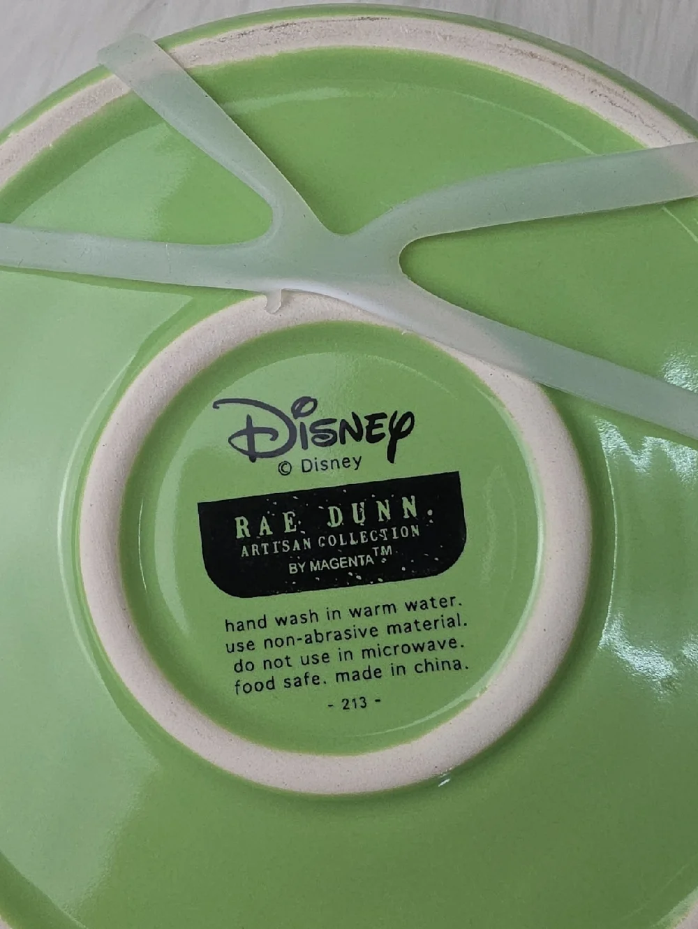 RAE DUNN Artisan Collection Disney Princess Tinkerbell Collectible Cup Plate NEW